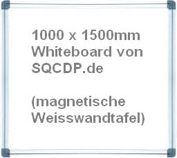 Das SQCDP-Whiteboard: 1000x1500mm - Artikelnummer von SQCDP.de: 500-100-131.